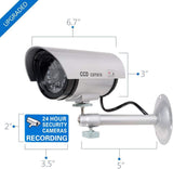 WALI Bullet Dummy Fake Surveillance Security CCTV Dome Camera Indoor Outdoor