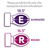 BEMIS 1500EC 000 Toilet Seat with Easy Clean & Change Hinges, ELONGATED, Durable Enameled Wood, White