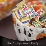 SNICKERS, TWIX, MILKY WAY & 3 MUSKETEERS Minis Size Chocolate Halloween Candy Bars Variety Mix