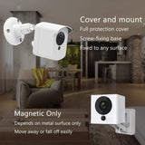 Wyze Cam Wall Mount Bracket, Protective Cover with Security Wall Mount for Wyze Cam V2 V1 and Ismart Spot Camera Indoor Outdoor Use, (White 3 Pack)