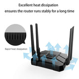 Smart WiFi Router AC1200 Dual Band Gigabit Router High Speed Wireless Internet Router