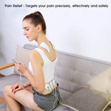 NURSAL TENS Unit Muscle Stimulator with 8 Electrode Pads, Rechargeable Electronic Pulse Massager for Pain Relief Therapy, Arthritis, Muscle Stiffness