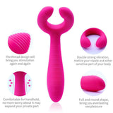 G-Spot Rabbit Waterproof Rechargeable 3 Motors Dildo Vibrator Adult Sex Toys - Adorime Silicone Clitoris Vagina Penis Stimulator Massager Sex Things