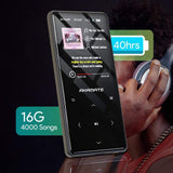 MP3 Player, 16GB Player with Bluetooth 4.2, Music Player with FM Radio, One Click Recording