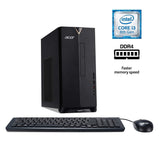 Acer Aspire TC-885-ACCFLi3O Desktop, 8th Gen Intel Core i3-8100, 8GB DDR4 + 16GB Optane Memory, 1TB HDD, 8X DVD, 802.11ac WiFi, Windows 10 Home