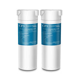 Crystala Filters Compatible with GE XWF Water Filter, Replacement for GE SmartWater Refrigerator Water Filter, (2 PACK)