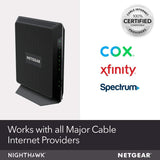 NETGEAR Nighthawk Cable Modem WiFi Router Combo C7000-Compatible with all Cable Providers