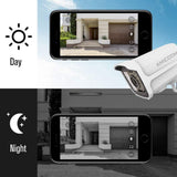 Outdoor Security Camera, 1080P WiFi Camera Wireless Surveillance Cameras, IP Camera with Two-Way Audio, IP66 Waterproof, Night Vision (2-Pack)