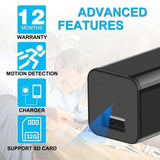Hidden Camera - HD 1080P - Premium Pack - Motion Detection - USB Hidden Camera - Surveillance Camera - Mini Spy Camera - Nanny Camera