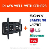 ECHOGEAR Full Motion Articulating TV Wall Mount Bracket for 42"-80" TVs - Easy to Install