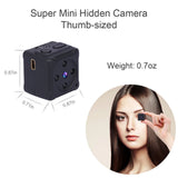 Mini Spy Hidden Camera,NIYPS 1080P Portable Small HD Nanny Cam with Night Vision and Motion Detective,Perfect Indoor Covert Security Camera