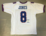 Daniel Jones Autographed Signed Pro Style Jersey Beckett Witnessed Coa