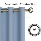 BGment Blackout Curtains - Grommet Thermal Insulated Room Darkening Bedroom and Living Room