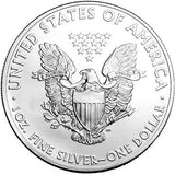 2017-1 Ounce American Silver Eagle Low Flat Rate Shipping .999 Fine Silver Dollar Uncirculated Us Mint