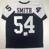 Autographed/Signed Jaylon Smith Dallas Thanksgiving Day Football Jersey