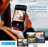 Wireless Security Camera System with 1TB Hard drive with Audio
