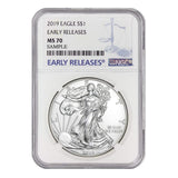 2019 American Silver Eagle $1 MS70 NGC Early Releases