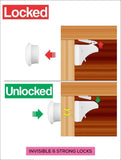 Eco-Baby Child Safety Magnetic Cabinet and Drawer Locks for Proofing Kitchen 12 Pack Child Latches