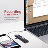 EVISTR 16GB Digital Voice Recorder Voice Activated Recorder with Playback