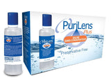 PuriLens Plus Preservative Free Saline 4 Fl Oz bottles, Pack of 12