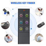 Key Finder, EALNK Wireless RF Item Locator Item Tracker Support Remote Control, 1 Transmitter and 6 Receivers - Keychain Smart Tracker Pet Tracker