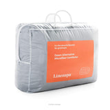 Linenspa Reversible Down Alternative Quilted Comforter, Twin XL, Black/Graphite