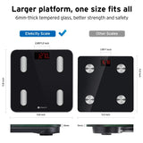 Etekcity Scale, Smart Body Fat Scale, Bathroom Bluetooth Digital Weight Scale Tracks 13 Key Compositions Analyzer, 6mm-Thick Glass, 400 lbs