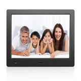 Flyamapirit Digital Picture Frame 8 inch Electronic Digital Photo Frame with High Resolution 1024x768 IPS LCD and Motion Sensor
