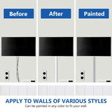 Cord Cover Raceway Kit, 157" Cable Management Channel, Paintable Cord Concealer System Covers Cable, Cord Wires, 10X L15.7in X W0.95in X 0.55in