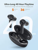 Wireless Earbuds,TaoTronics Bluetooth 5.0 Headphones SoundLiberty 53 Earphones IPX7 Waterproof Smart Touch Control Bluetooth Earbuds Single/Twin Mode