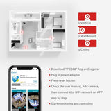 Victure 1080P FHD Pet Camera with WiFi IP Camera Indoor Wireless Security Camera Motion Detection Night Vision Home Surveillance Baby Elder Monitor