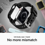 Spigen Rugged Armor Pro Designed for Apple Watch Case for 44mm Series 5 / Series 4 - Black