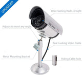 WALI Bullet Dummy Fake Surveillance Security CCTV Dome Camera Indoor Outdoor