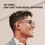 True Wireless Earbuds,Haylou GT1 Bluetooth 5.0 SportsHD Stereo Touch Control Ear Buds with IPX5 Waterproof/Fast Connection/Mini Case(Only 30g)(Black)
