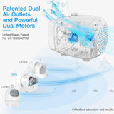 1byone Automatic Bubble Blower Machine For Kids with 2 Speed Level, Operated By Plug In or Battery