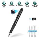 Hidden Camera - Spy Camera - Mini Spy Camera LKcare 1080p HD Spy Camera Pen 2.5 Hours Video Taking Battery Life with 32GB Memory for Security