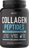 Collagen Peptides Powder 'XL' Jar 32oz | Grass-Fed, Certified Paleo Friendly, Non-GMO and Gluten Free - Unflavored