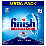 Finish - All in 1 - 94ct - Dishwasher Detergent - Powerball - Dishwashing Tablets - Dish Tabs - Fresh Scent (Packaging May Vary)