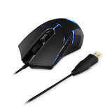 EagleTec K005-BA PC Gaming Keyboard and Mouse Combo Wired LED RGB Backlit Keyboard with Multimedia Keys & 5 Button Mouse (RGB Keyboard & Mouse Set)