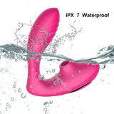 Clitoral Sucking Vibrator with Clitoris and G-Spot Stimulation, Wearable Dildos Couple Vibrators with 10 Suction & Vibration Settings, Rechargeable