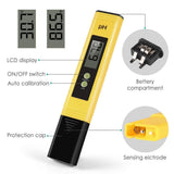 Digital PH Meter, PH Meter 0.01 PH High Accuracy Water Quality Tester with 0-14 PH Measurement Range for Household Drinking, Pool