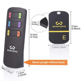 Key Finder,WOSPORTS Item Tracker Wireless RF Item Locator with Loud Beeping Sound,100ft Support Remote Control,Upgrade Long Lasting Batteries