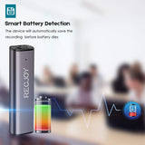 Mini Voice Recorder for Lectures Meetings RECJOY,16GB Digital Audio Recorder 72Hours Recording Device