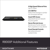 NETGEAR Nighthawk X6S Smart WiFi Router (R8000P) - AC4000 Tri-Band Wireless Speed (up to 4000 Mbps)