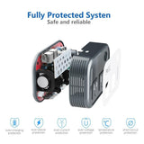 Foval 200W Car Power Inverter DC 12V to 110V AC Converter with 4 USB Ports Charger