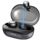 Bluetooth 5.0 Deep Bass True Wireless Earbuds Built-in Microphone, Tranya T3 Sports Wireless Headphones, 6-8 Hours Continuous Playtime, 60 Hours