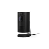 Ring Stick Up Cam Wired HD Security Camera with Two-Way Talk, Night Vision, Black, Works with Alexa