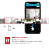Victure 1080P FHD Pet Camera with WiFi IP Camera Indoor Wireless Security Camera Motion Detection Night Vision Home Surveillance Baby Elder Monitor