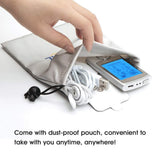 NURSAL TENS Unit Muscle Stimulator with 8 Electrode Pads, Rechargeable Electronic Pulse Massager for Pain Relief Therapy, Arthritis, Muscle Stiffness
