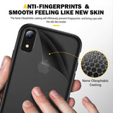 Humixx Shockproof Series iPhone XR case,[Military Grade Drop Tested] [Upgrading Materials] Translucent Matte Case